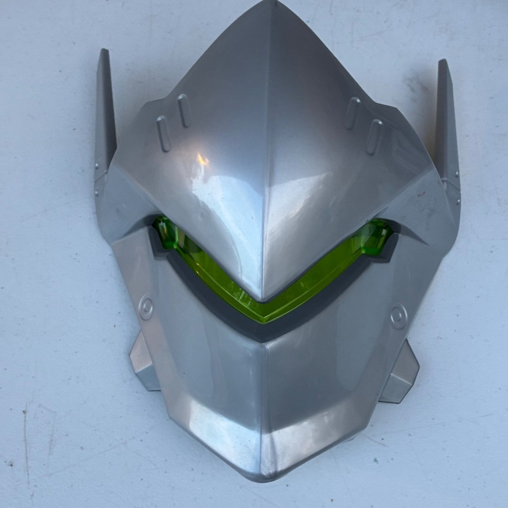 Blizzard Overwatch Genji Cosplay Mask Costume Adult Green Visor 2018